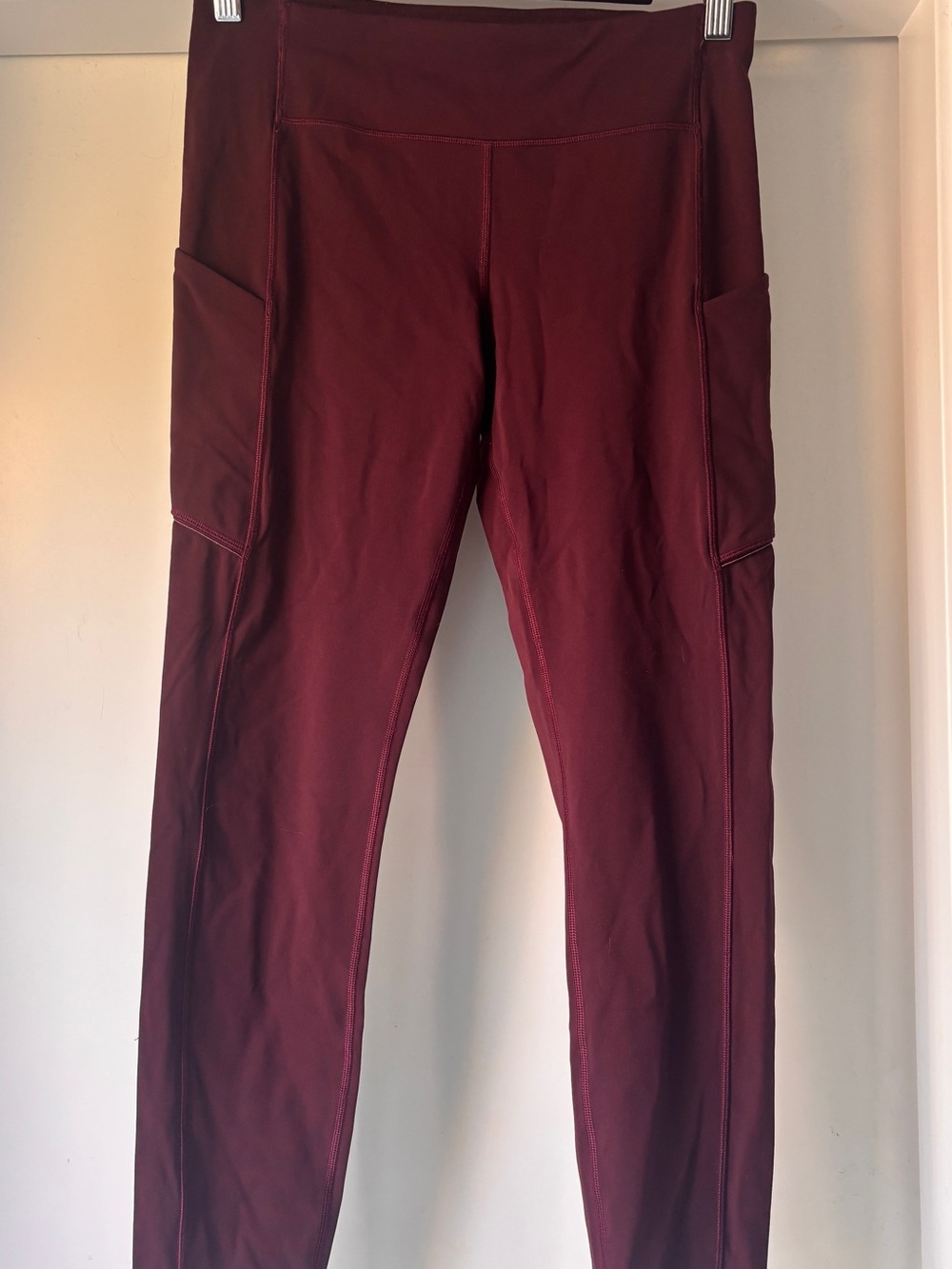 lululemon Plum Leggings with Pocket Detail